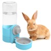 Fhiny Rabbit Water Bottle, 18oz Hanging Guinea Pig Water Bottle