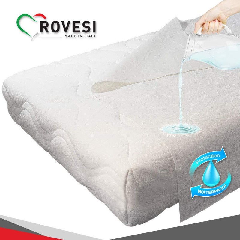 ROVESI Waterproof Mattress Cover, A Certified Product by Italian Craftsmen,