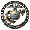 MIDWEST CORVETTE USMC Camouflage Officer Marine Corps EGA Insignia Large