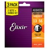 Elixir Nanoweb 16546 Acoustic Ph Bronze 13-56 Western Guitar Strings