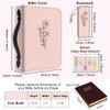 Hobbspring Lily Bible Case for Men Women Linear Plant Bible