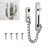 GIONAR Door Chain Lock, Heavy Duty Stainless Steel Anti-Theft Latch,