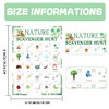 Nature Scavenger Hunt Card 5 x 7 inch Camping Scavenger