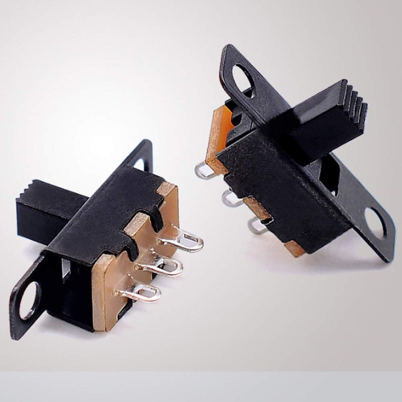 Gebildet 50pcs Mini Toggle Switch SPDT Slide Switch 0.5A 50V