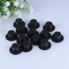 TOYANDONA 50pcs Top Hats Black Handcraft Mini Top Hat for
