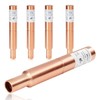 GUOFIS Water Hammer Arrestor,1/2Inch Straight Copper Water Arrestor,MIP Sweat Connection(5PACK,Copper