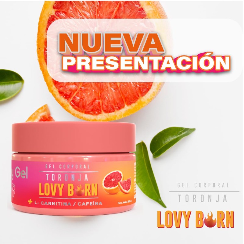 Gel de Toronja Sport con Cafeina + Mentol + L-Carnitina