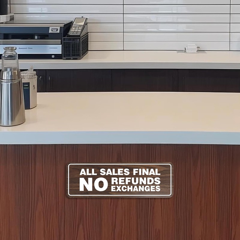 Signs ByLITA Standard All Sales Final No Refunds No Exchanges