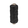 sourcing map Twisted Mason Line Nylon Twine String Cord Black