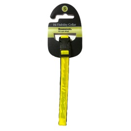Rosewood Reflective Safety Range High Visibility Collar, S, Yellow