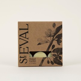 St Eval Walled Garden Scented Tealights | Delightful Floral Fragrance | Pack of 9 | Long-Lasting Burn | Made in Cornwall