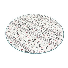 U-Q903 White Pique Round Leisure Sheet for Picnic
