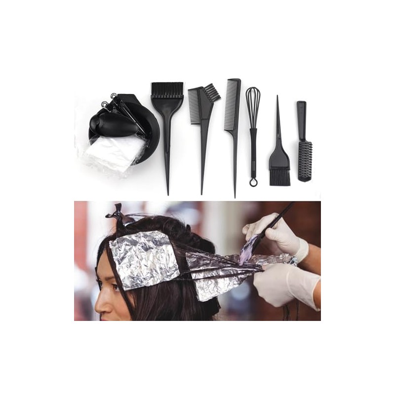 12 Kit De Coloración De Tinte para El Cabello Tazón