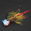 4Pcs 65g Fishing Artificial Baits Silicone Skirts Lures with Hook