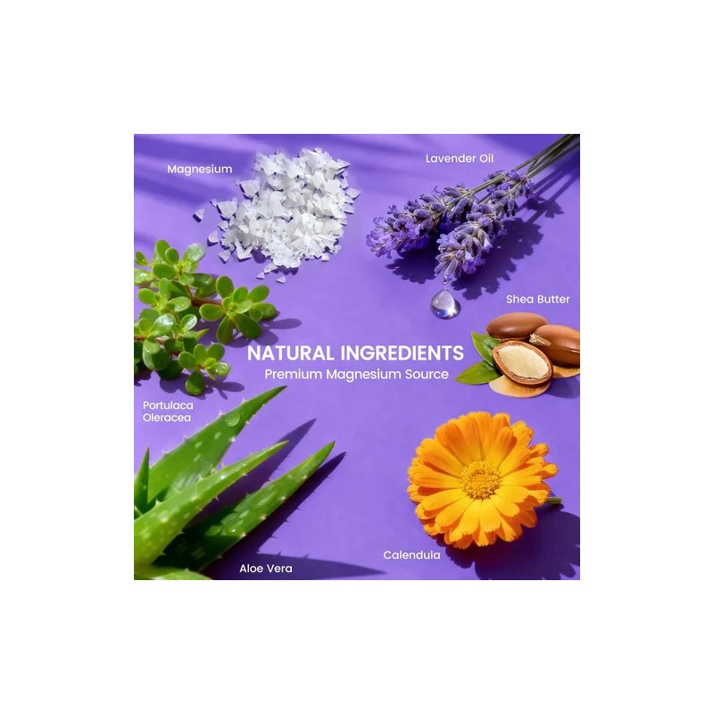 Queltis Magnesium Cream Lavanda 5 Oz Crema Topica Piel Suave