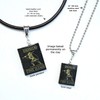 Homer Iliad or Odyssey Clay Mini Book Bead Pendant Necklace