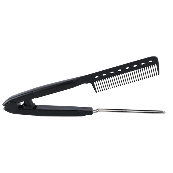 Gorise V-förmiger Haarglättungskamm, Bürste, Glättungskamm, Haarpflegewerkzeug, für trockene und nasse