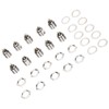 10Pcs XLR Male Socket 4 Pin Metal Panel Mount Male
