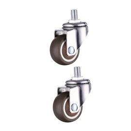 Operitacx Sturdy Rubber Office Chair Casters 4 Pack Swivel Universal Wheel Caster for Furniture