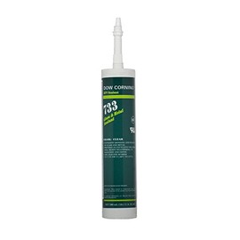 Dow Corning 3138399 733 Clear Glass and Metal Sealant, -57 to 177 Degree C, 300 mL