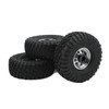 4PCS 1.9in Wheel Tires with 10 Holes Hub Uneven Gravel