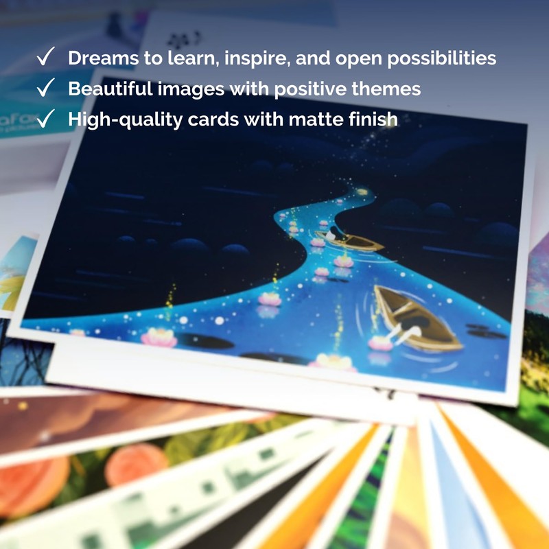metaFox Dreamland - Inspirational Postcards Pack for Coaching & Self-Reflection