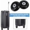 Replacement Luggage Wheels,Suitcase Replacement Wheels, 60x24mm Suitcase Wheel with Bearings