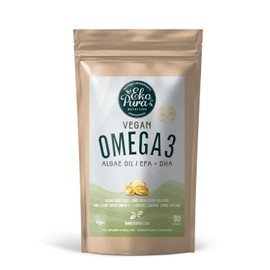 Ekopura Vegan Omega 3 Algae Oil 90 Capsules (DHA + EPA)