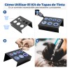 Caps Retapas Para Tinta De Ato Tatuar Silicona Cups 200pz