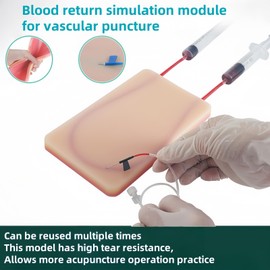 Yodilala Kit for Injection Training Intradermal Injection Training Pad for Medical Student Training Doctor and Nurse Injection pad Venipuncture Practice Pad（1 Tube）