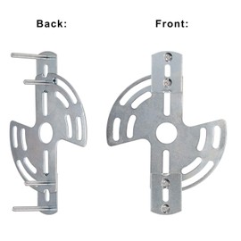 Canomo Lighting Adjustable Crossbar Kit Multifunctional Light Fixture Crossbar Plate Support to 35lb for Mount Wall Light, Close to Ceiling Light, Chandelier, 1 Set