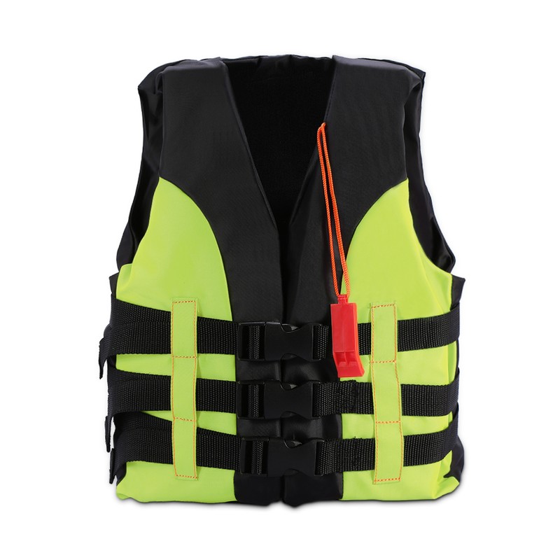 Life Vest Swimming Boating Drifting Aid Jacket With Whistle For
