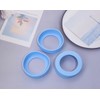 ONLYKXY 3pcs 6.5cm Silicon Protective Cup Mat Sleeve Heat-Resistant Bottle
