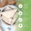 Everyday 100% Bamboo Compostable Napkins Disposable 250-Pack | Table Napkins