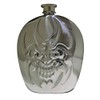 CNFLASK 6oz Evil Face Hip Flask 304 Stainless Steel Demon