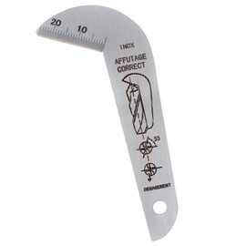 Smgda Drill Bit Gauge, 118 Degree Angle Drill Sharping Tools, Stainless Steel Drill Bit Sharpeners Gauge, Grinding Drill Sharpener Angle Gauge for Measuring Twist Drill Bit