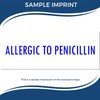 Doctor Stamp - Large Pre-Inked Allergic to Penicillin Stamp with