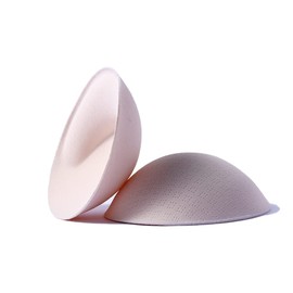 LOVHU JIMA Women's Full Pad, 3 Pairs, 6 Pieces, Bust Pad, Sponge Breast Pad, Removable, Nursing Bra, Insert Cup, Approximately 4.6 inches (11.8 cm)