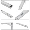 2PCS Folding Shelf Brackets, TTZEZE Heavy Duty Sturdy Metal Collapsible