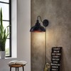 Lightess Dimmable Wall Sconce Plug in, Industrial Farmhouse Sconce with