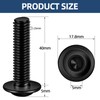 MewuDecor M8 x 40mm Flanged Button Head Socket Cap Screws,