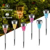 Solar Garden Lights 6Packs IP65 Water Resistant LED Lawn Pathway