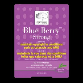 New Nordic Blue Berry Strong 60 Tablets