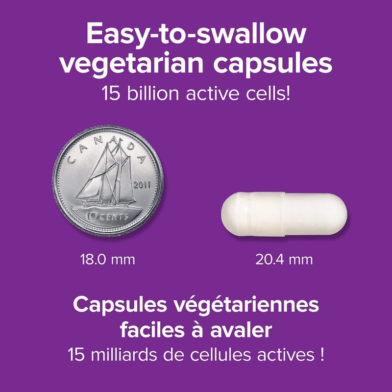 Webber Naturals Probiotic Adult 50+, 15 Billion Active Cells, 10