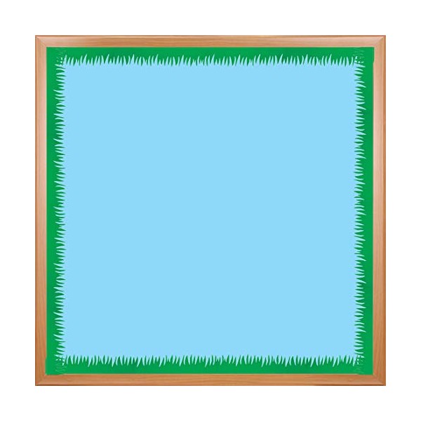 Hygloss Products Classroom Die-Cut Borders 3"X36" 12/Pkg, Green Grass (340412)