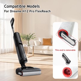 DianSung DianSung B1rstenrollen Ersatzteile f1r Dreame H12 Pro FlexReach/ H15 Pro Nass- und Trockensauger, Zubeh?rset 2 B1rstenrollen + 2 Filter + 1 Reinigungsb1rste