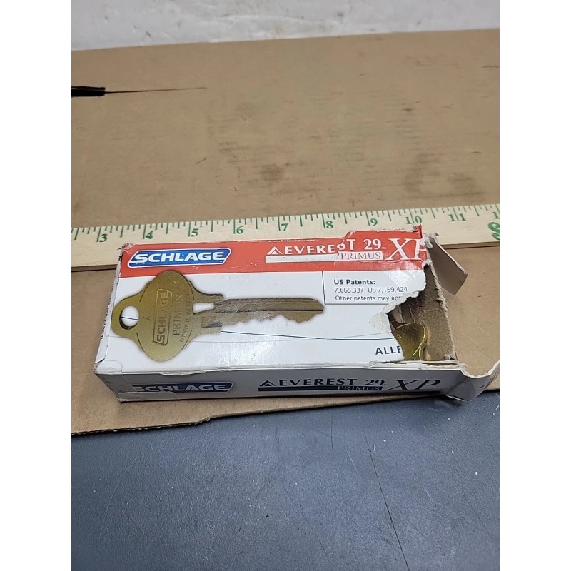 Schlage Qty: 2 Schlage Key Everest 29 XP Primus Blank
