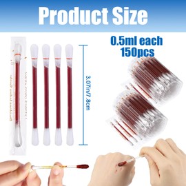 Iodine Swabs, 150 Pcs Disposable Iodine Swabs, Iodine Swabs Individually Wrapped for Nose Care, Disinfection Wound, Outdoor Supplies