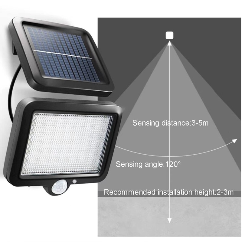 Solar Barn Light Outdoor Waterproof 56 LED 700Lum Shed Light