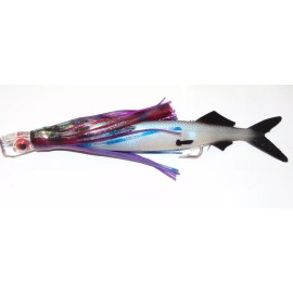 Extreme Fishing 10" Live Ballyhoo Trolling Fishing Lure Chugger Rigged Mahi Tuna Marlin Wahoo